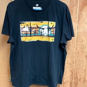 Rock N Roll cowgirl skull t shirt